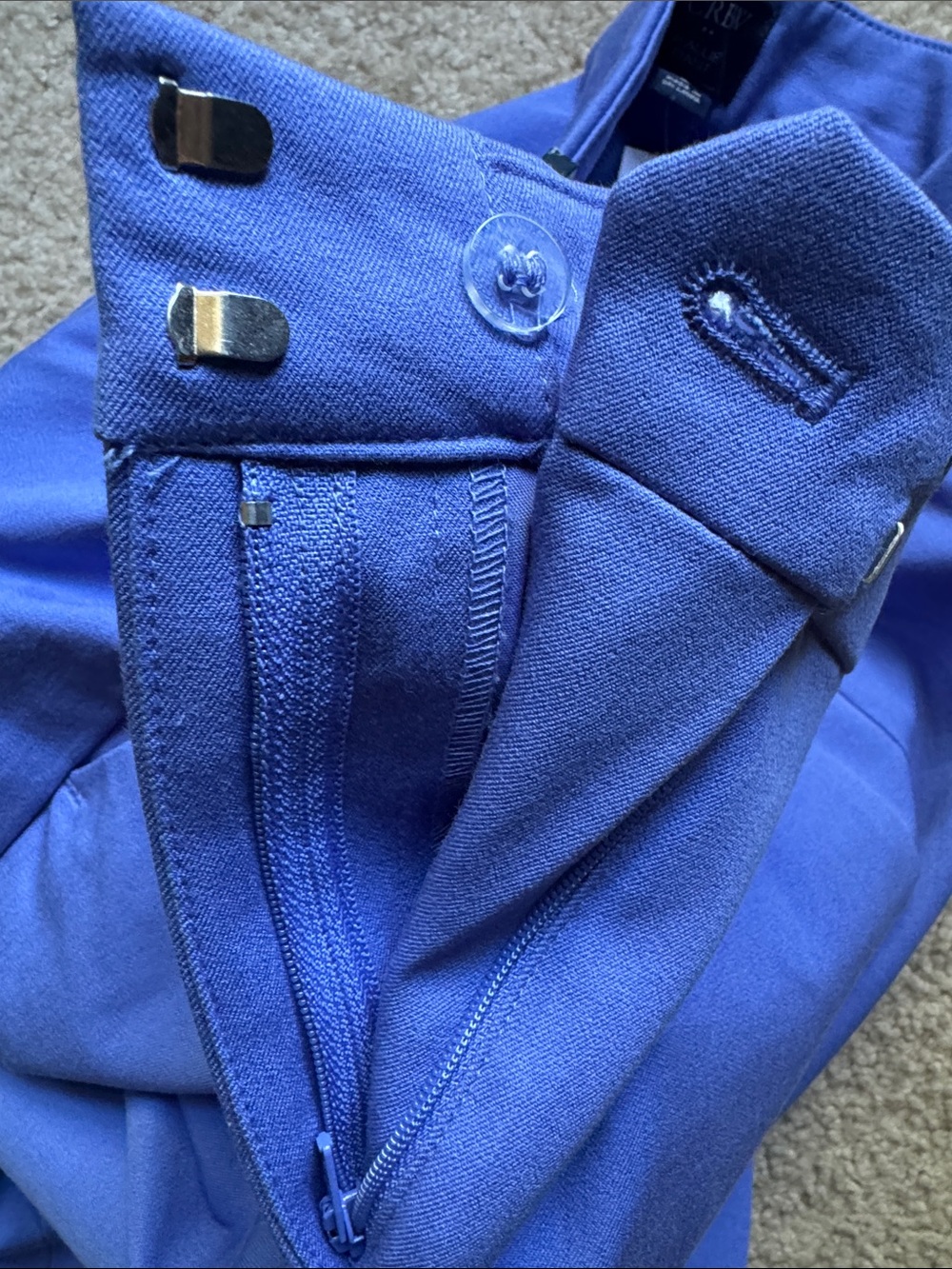 J.Crew Kallie Straight Leg Pant Cool Lilac Blue Size 8 NWT - Picture 8 of 17